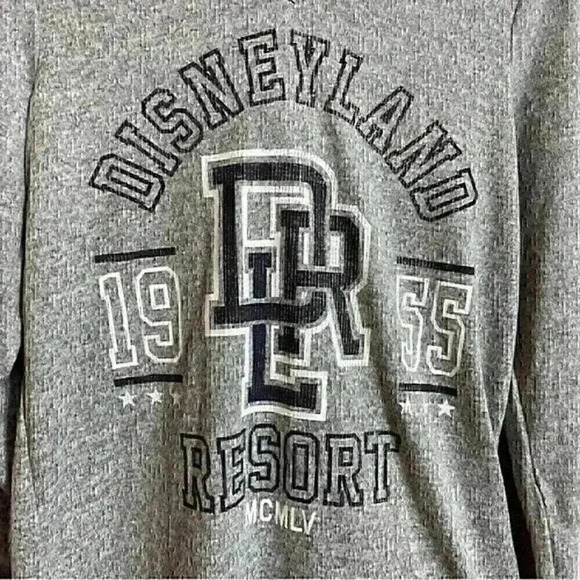 Disney Hoodie Women’s Large Grey Silver Sequined - Picture 4 of 8